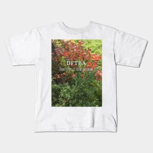 DFTBA fall leaves Kids T-Shirt